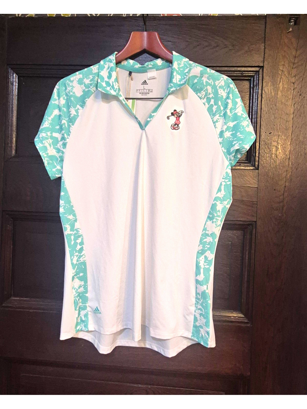 adidas Primegreen Disney Minnie Mouse UPF 50 Women's Golf L